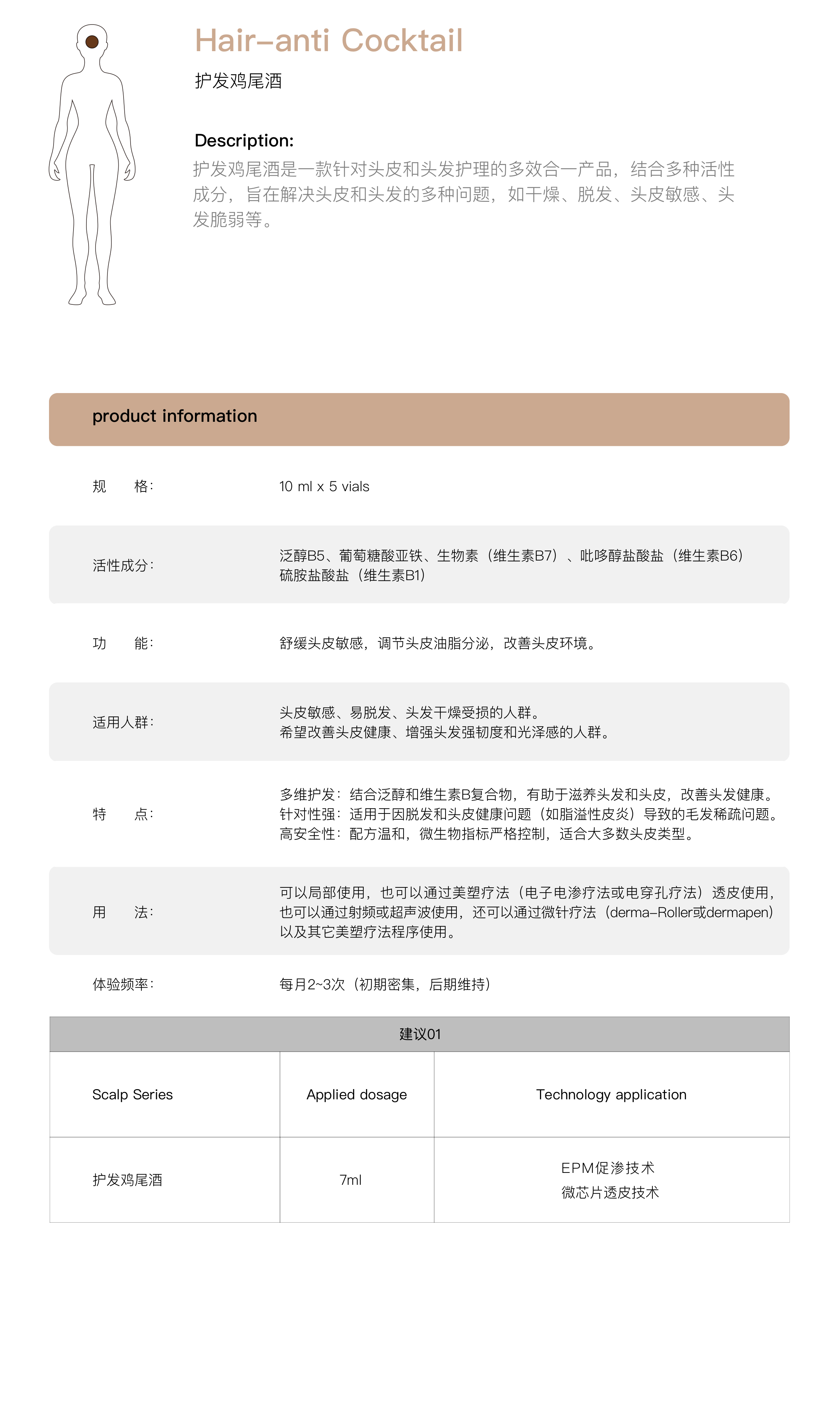 护发鸡尾酒